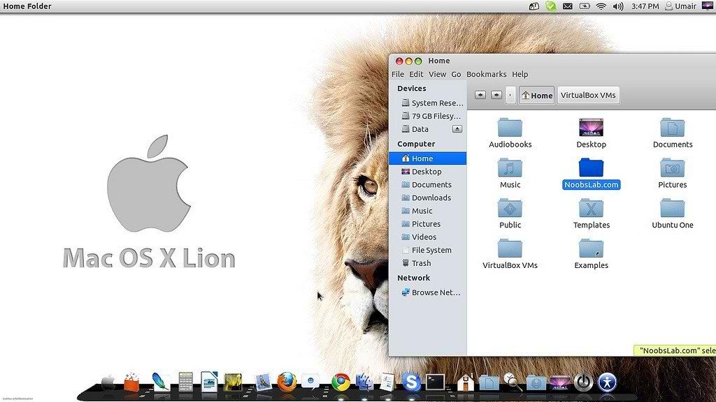 mac os x lion theme for windows 10